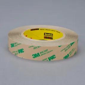 3M Adhesive Transfer Tape 468MP, Clear, 1 in x 60 yd, 5 mil 3M Adhesive Transfer Tape 468MP, Clear, 1 in x 60 yd, 5 mil