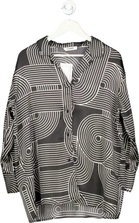 4TH   Reckless Black and White Patterned Shirt UK 10 4TH   Reckless Black and White Patterned Shirt UK 10