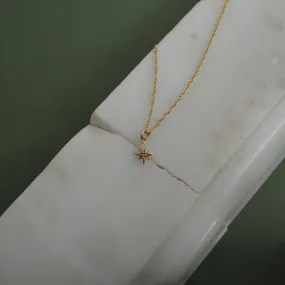 9ct Gold Small Compass Star Necklace by Yasmin Everley 9ct Gold Small Compass Star Necklace by Yasmin Everley