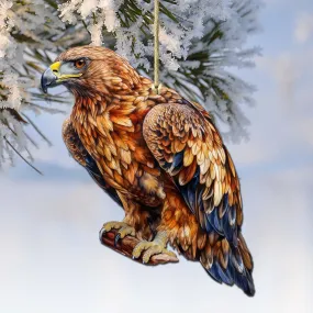 Alaskan Golden Eagle Wooden Ornaments by G.Debrekht - Wildlife Holiday Décor - 8710101-5 Alaskan Golden Eagle Wooden Ornaments by G.Debrekht - Wildlife Holiday Décor - 8710101-5