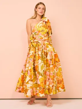 Alemais Silas One Shoulder Gown in Multi Alemais Silas One Shoulder Gown in Multi