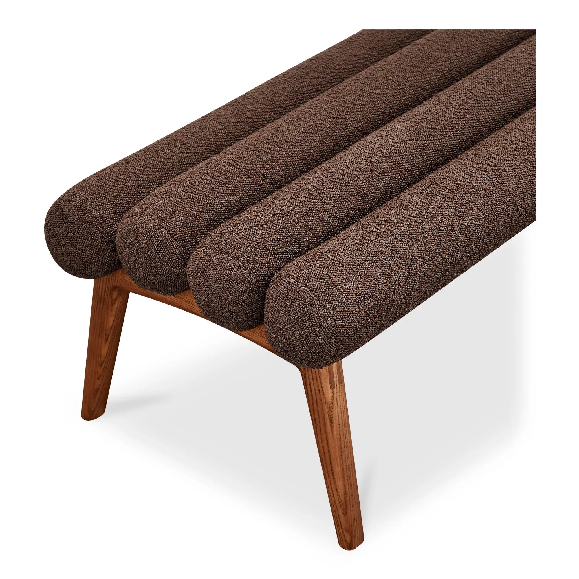 Arlo - Bench Performance Fabric - Dark Brown