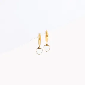 Ava Charm Hoop Earrings Ava Charm Hoop Earrings