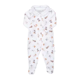 Baby Sleepers Onsie - 3-6 Mos - Puppies  LTW-BG006 Little Paws Baby Sleepers Onsie - 3-6 Mos - Puppies  LTW-BG006 Little Paws