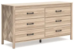 Battelle - Tan - Six Drawer Dresser Battelle - Tan - Six Drawer Dresser