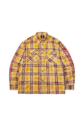 BEASTER Washed Haze Plaid Shirt BEASTER Washed Haze Plaid Shirt