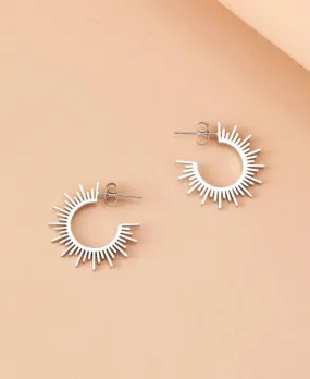 Beautiful Silver Sun Earrings Beautiful Silver Sun Earrings