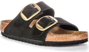 Birkenstock Arizona Big Buc In Black For Women Birkenstock Arizona Big Buc In Black For Women