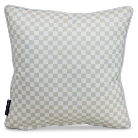 Bondi Almond Milk check - 45 x 45 cm Piped Outdoor Cushion Bondi Almond Milk check - 45 x 45 cm Piped Outdoor Cushion