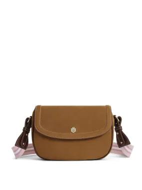 Boston Bag - Breast Cancer Now Tan Suede & Pink 2024 Boston Bag - Breast Cancer Now Tan Suede & Pink 2024