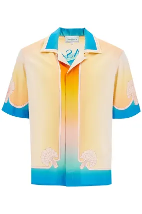 CASABLANCA short-sleeved silk shirt CASABLANCA short-sleeved silk shirt
