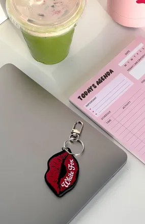 Catching Feels Keychain Red Catching Feels Keychain Red