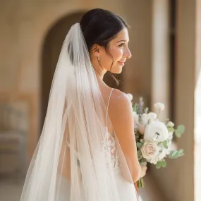 Cathedral Veil 9.8FT Floor Length, Cathedral Wedding Veil, Wedding Veil, Two Tier Wedding Veil Soft, Simple Wedding Veil Cathedral Veil 9.8FT Floor Length, Cathedral Wedding Veil, Wedding Veil, Two Tier Wedding Veil Soft, Simple Wedding Veil