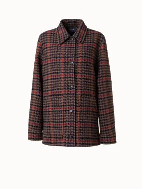Checked Wool Shirt Jacket Checked Wool Shirt Jacket