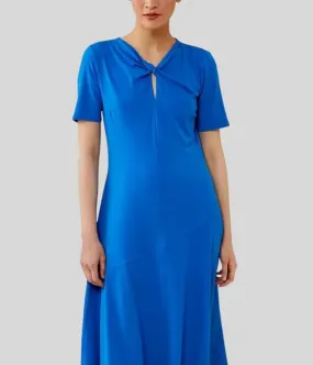 Cobalt Blue Echo Twist Dress Cobalt Blue Echo Twist Dress