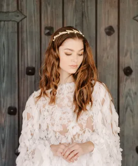 CORINNE Gilded Leaves Headband Tiara CORINNE Gilded Leaves Headband Tiara