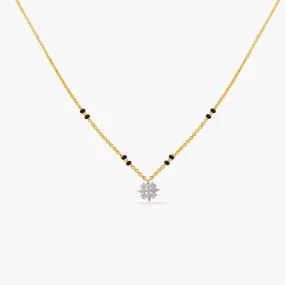 Elegant Charm CZ Silver Mangalsutra Elegant Charm CZ Silver Mangalsutra