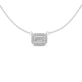 Emerald Halo Necklace Emerald Halo Necklace