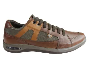 Ferricelli Hutchy Mens Leather Slip On Casual Shoes Made In Brazil Ferricelli Hutchy Mens Leather Slip On Casual Shoes Made In Brazil