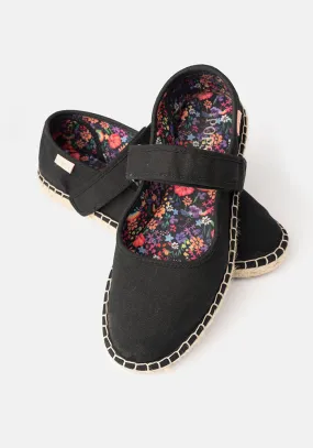 Flat Espadrille Black Flat Espadrille Black