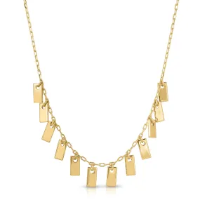 Fringe Tag Necklace Fringe Tag Necklace