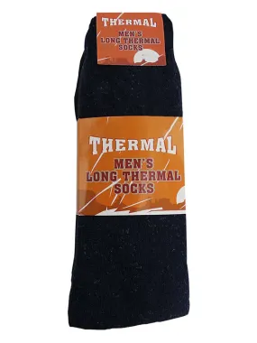 Gray Black & Navy Blue 3 Pack Long Thermal Mens Socks Gray Black & Navy Blue 3 Pack Long Thermal Mens Socks