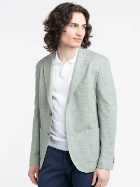Green Jack Cotton-Linen Sport Jacket Green Jack Cotton-Linen Sport Jacket