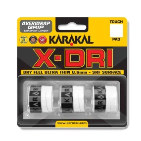 Karakal X-Dri Overwrap Grip - Pack of 3 Karakal X-Dri Overwrap Grip - Pack of 3