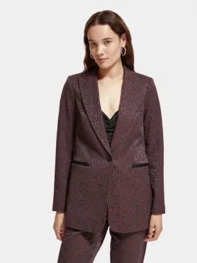 Leopard jacquard blazer Leopard jacquard blazer