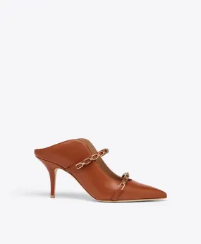 Maureen 70 Tan Leather Mules Maureen 70 Tan Leather Mules