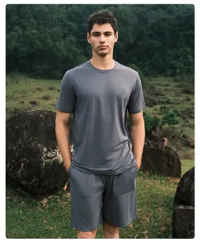 Men's Diatom Cool-Sense Anti-Bacterial Cotton Modal Sleepwear set Men's Diatom Cool-Sense Anti-Bacterial Cotton Modal Sleepwear set
