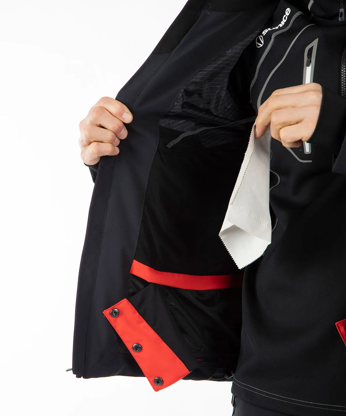 Men's Paul Waterproof Stretch Jacket with Removable Hood