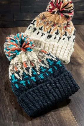 MULTICOLOR POMPON BEANIE MULTICOLOR POMPON BEANIE