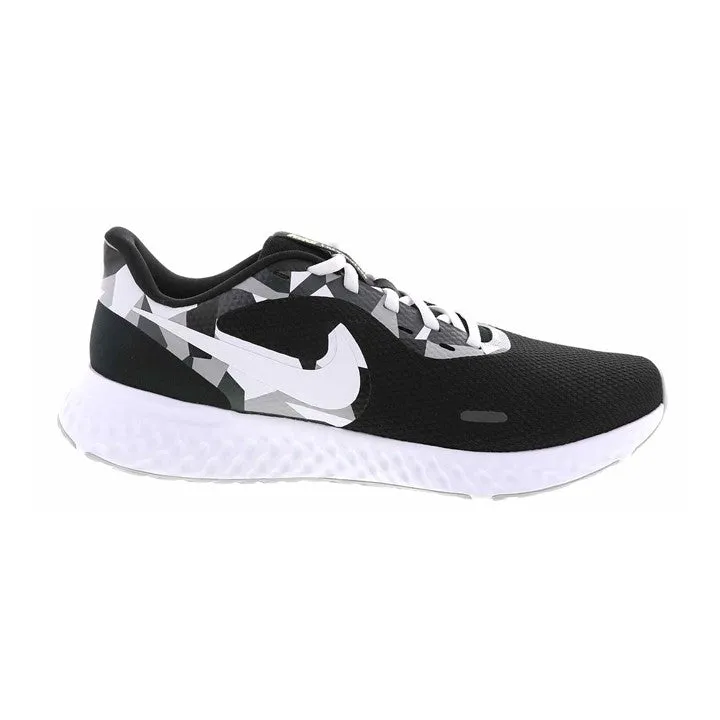 Nike  Revolution 5 Black/White/Ghostgreen