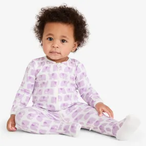 Organic animal friends zip footie Organic animal friends zip footie