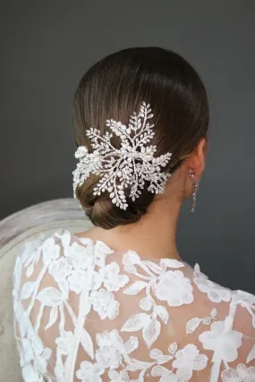 PAIGE Freshwater Pearl Crystal Bridal Headpiece PAIGE Freshwater Pearl Crystal Bridal Headpiece