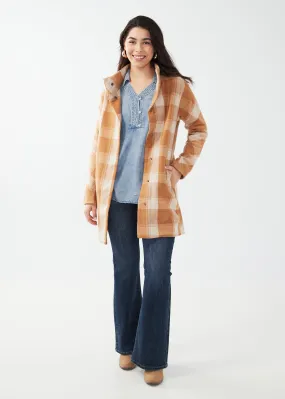 Plaid Coccoon Coat Plaid Coccoon Coat