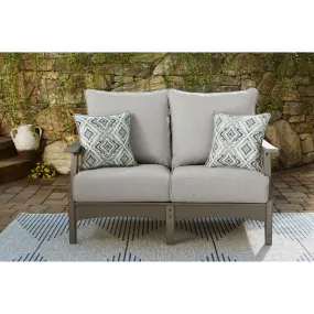 Poly Grey Outdoor 54" Loveseat Poly Grey Outdoor 54" Loveseat