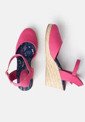 Popsy Pink Espadrille Wedges Popsy Pink Espadrille Wedges