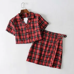 "KEEP IT PLAID" 2 PIECE SET "KEEP IT PLAID" 2 PIECE SET