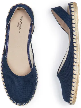 Recycled Espadrille Slingbacks Recycled Espadrille Slingbacks