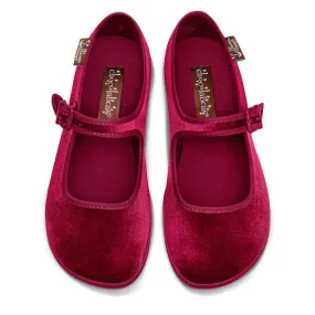 Red Wine Women's Mary Jane Flat Red Wine Women's Mary Jane Flat
