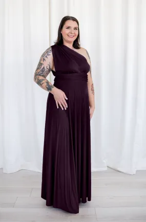 Sakura Maxi Eggplant Purple / One Size - Convertible Formal Floor Length Dresses Sakura Maxi Eggplant Purple / One Size - Convertible Formal Floor Length Dresses