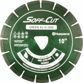 Soff Cut Excel 2000 Series Green Husqvarna Diamond Blade Soff Cut Excel 2000 Series Green Husqvarna Diamond Blade