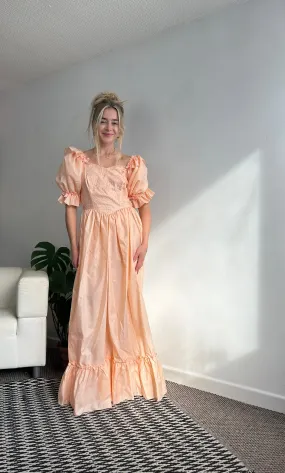Spice Vintage Peach Maxi Dress Spice Vintage Peach Maxi Dress