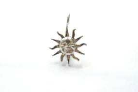 Sterling Silver Sunshine Charm - 925 Silver, Sun with rays pendant, Silver Sun Charm, Sterling Silver Charms Wholesale, Vermeil Supples Sterling Silver Sunshine Charm - 925 Silver, Sun with rays pendant, Silver Sun Charm, Sterling Silver Charms Wholesale, Vermeil Supples