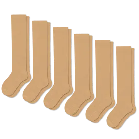 Tan Compression Socks Bundle 6-Pack Tan Compression Socks Bundle 6-Pack