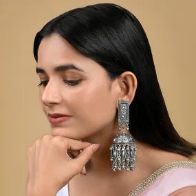 Teejh Aanya Silver Oxidised Earring Teejh Aanya Silver Oxidised Earring