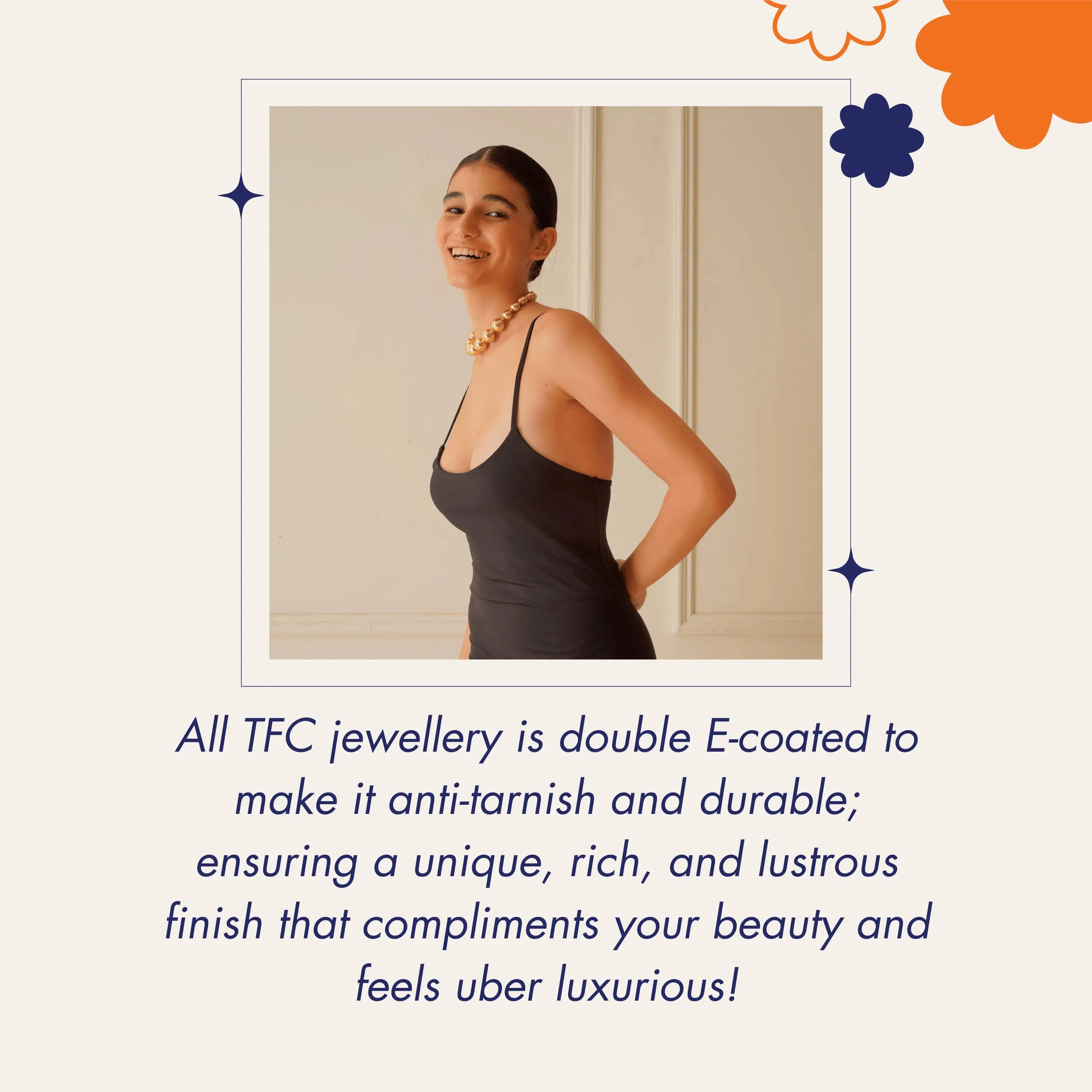 TFC Italian Charm Gold Plated Statement Bracelet