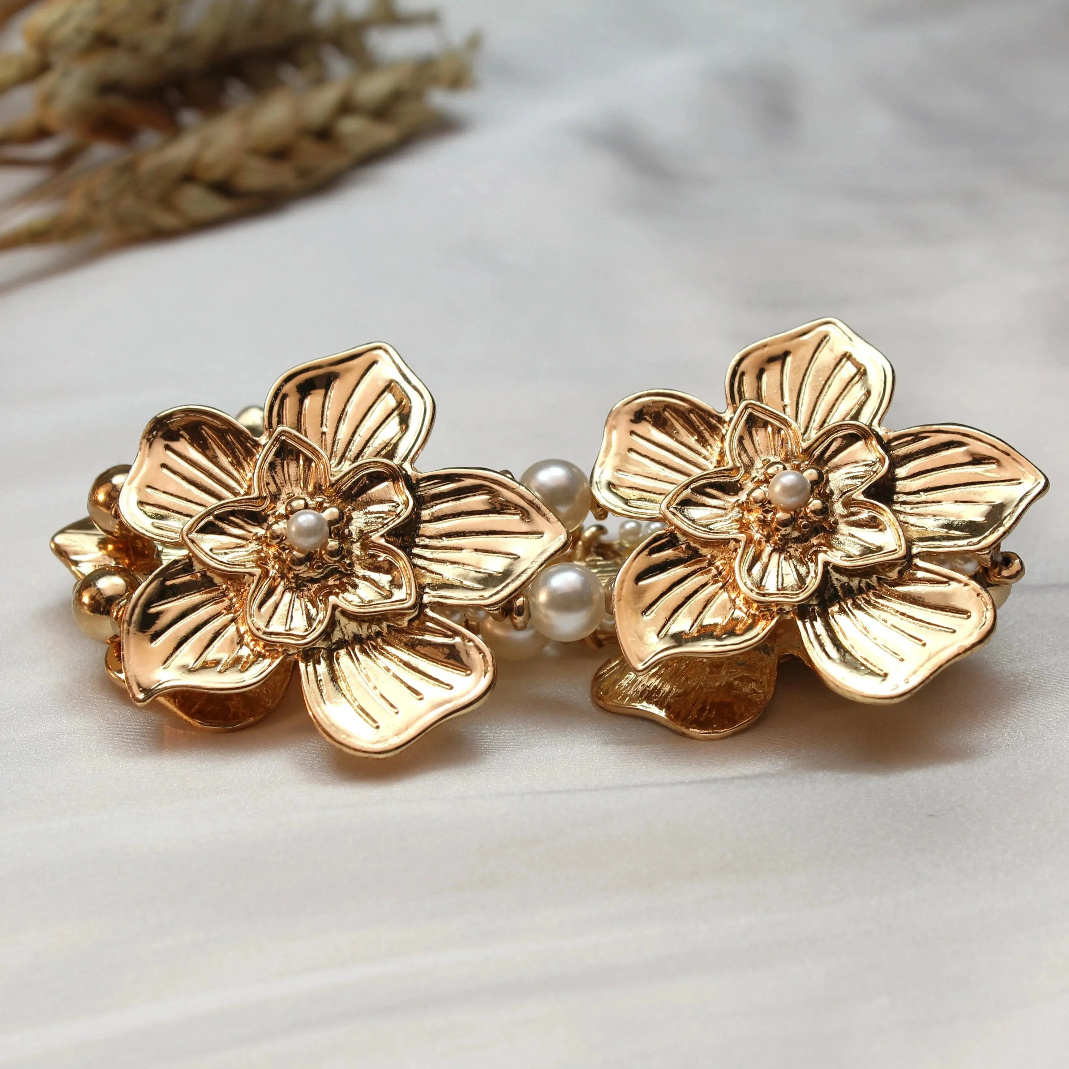 TFC Italian Charm Gold Plated Statement Bracelet